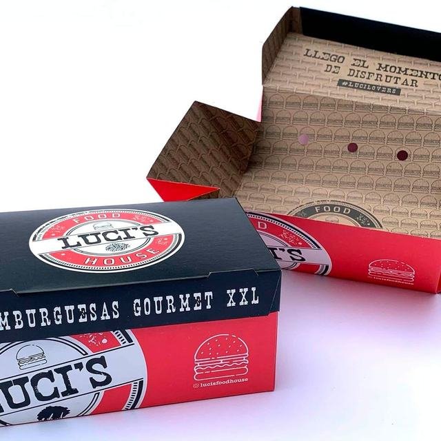 Caja Para Hamburguesas Y Lomitos 101