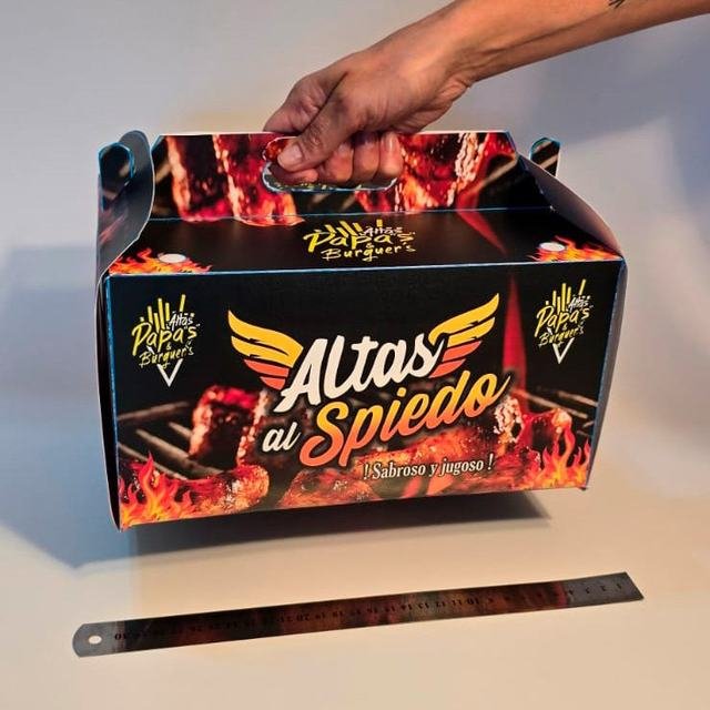 Caja Para Hamburguesas Y Lomitos 106